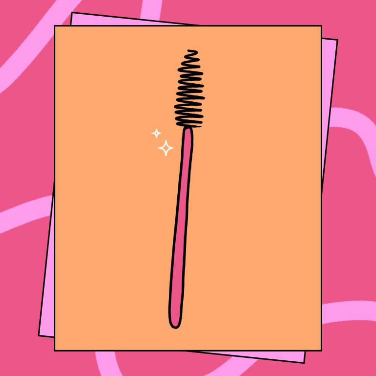 Illustration of a Mascara Wand